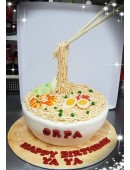 3D Giant Noodle Cake Design