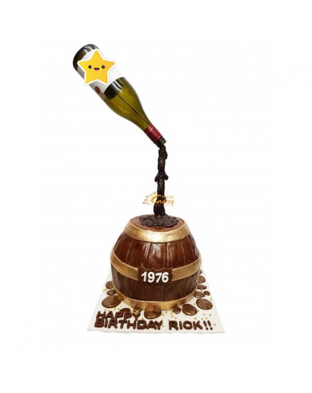 BEER BOTTLE CAKE