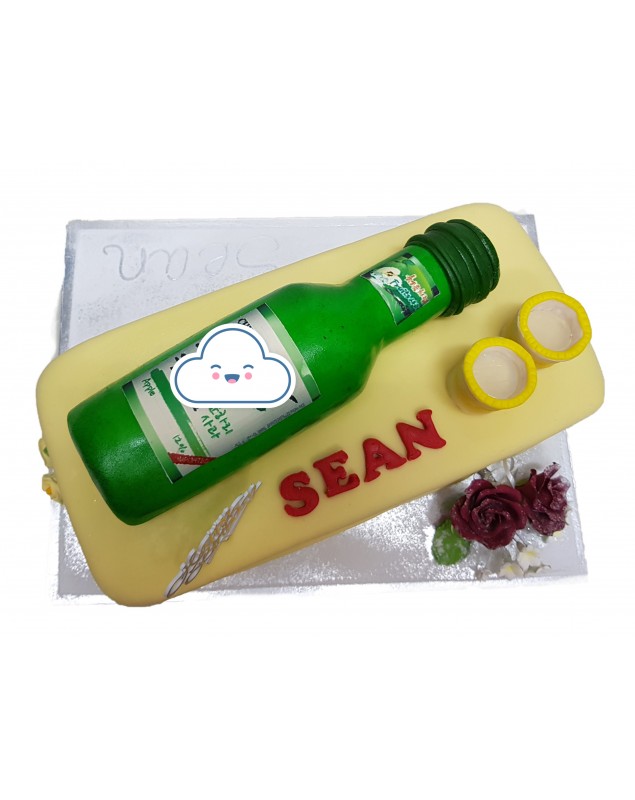 BEER BOTTLE CAKE