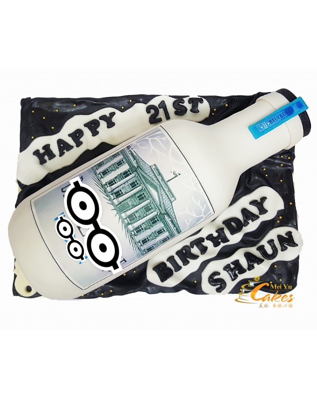 BEER BOTTLE CAKE