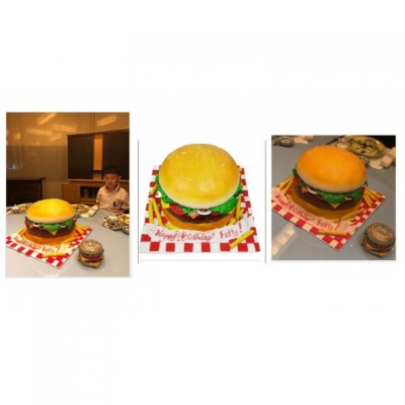 3D Burger King Cake
