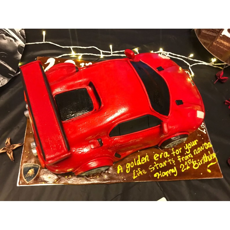 3D Car Cake Design