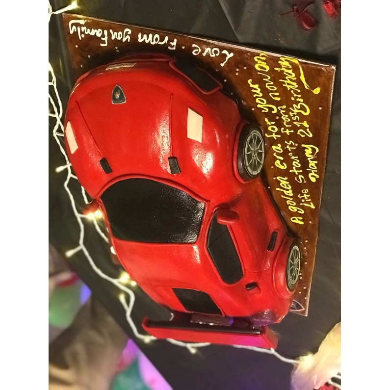 3D Car Cake Design