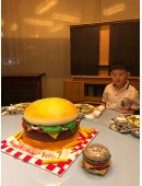 3D Burger King Cake