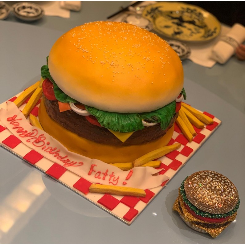 3D Burger King Cake