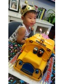 3D Elmo Bus Cake Design