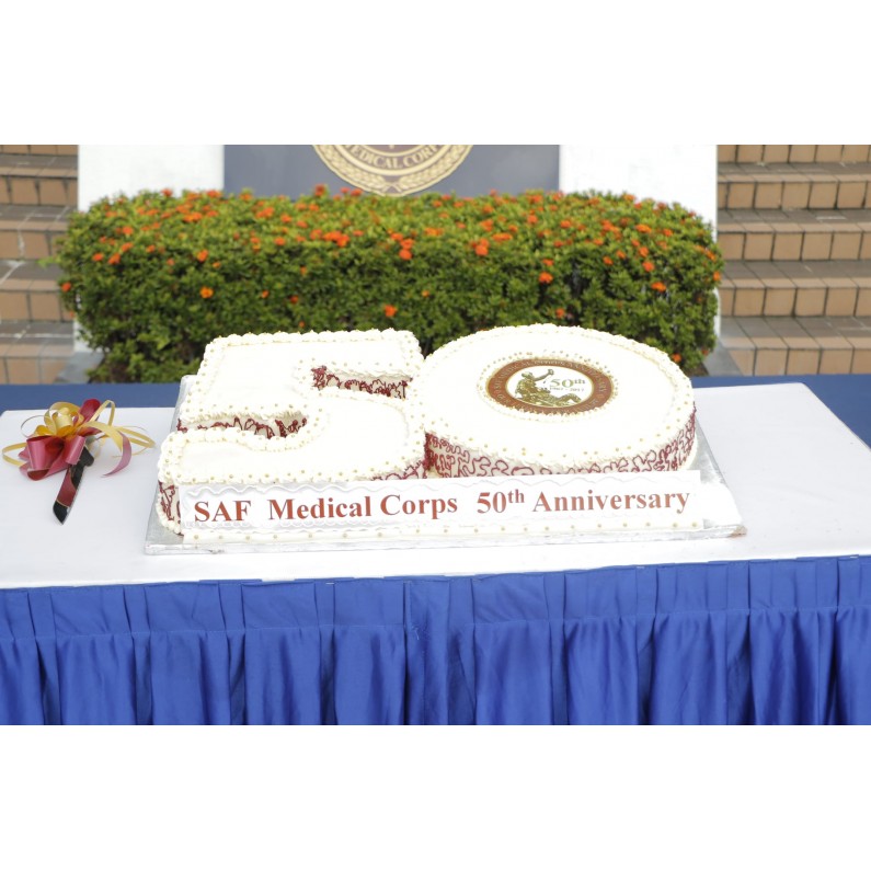 Corporate 50 Cake Design