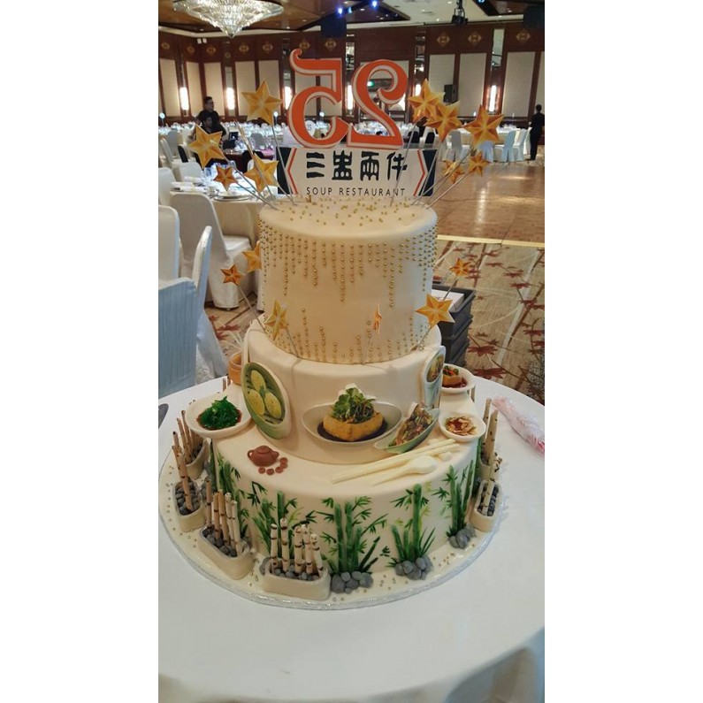 Corporate Soup Restaurant Cake Design