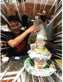 Gamble Pulling Money Cake