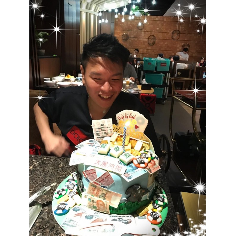 Gamble Pulling Money Cake