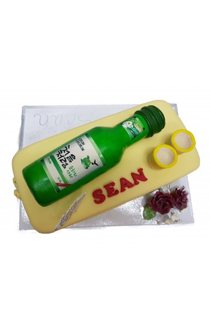 BEER BOTTLE CAKE