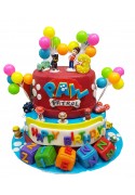 CHILDREN 2 TIERS CAKE