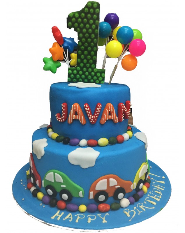 CHILDREN 2 TIERS CAKE