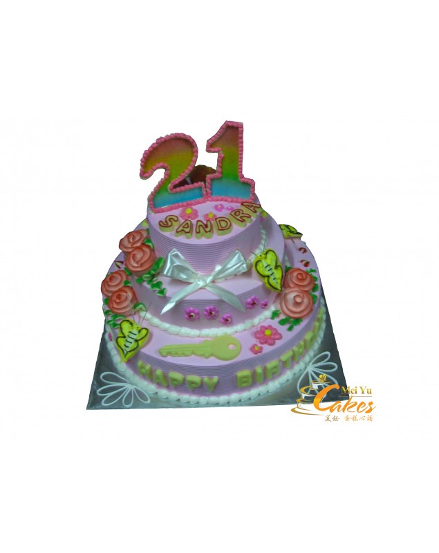 TIER 2 LEYER CAKE