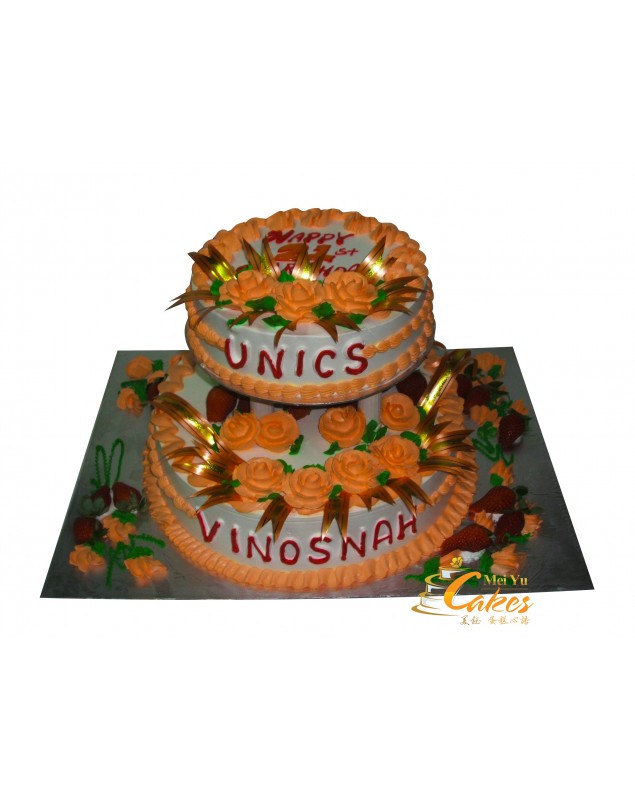 TIER 2 LEYER CAKE