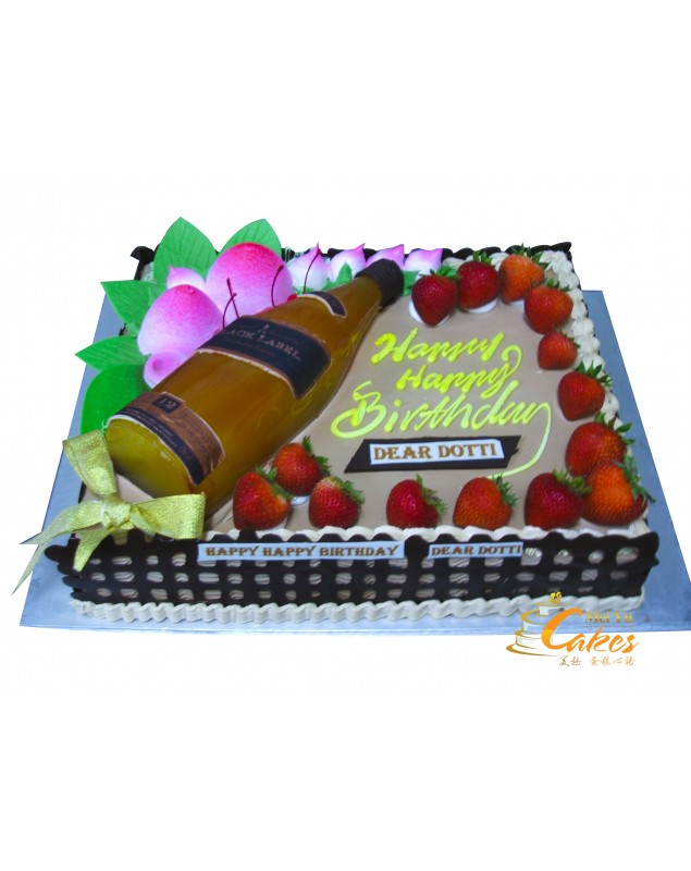 BEER BOTTLE CAKE