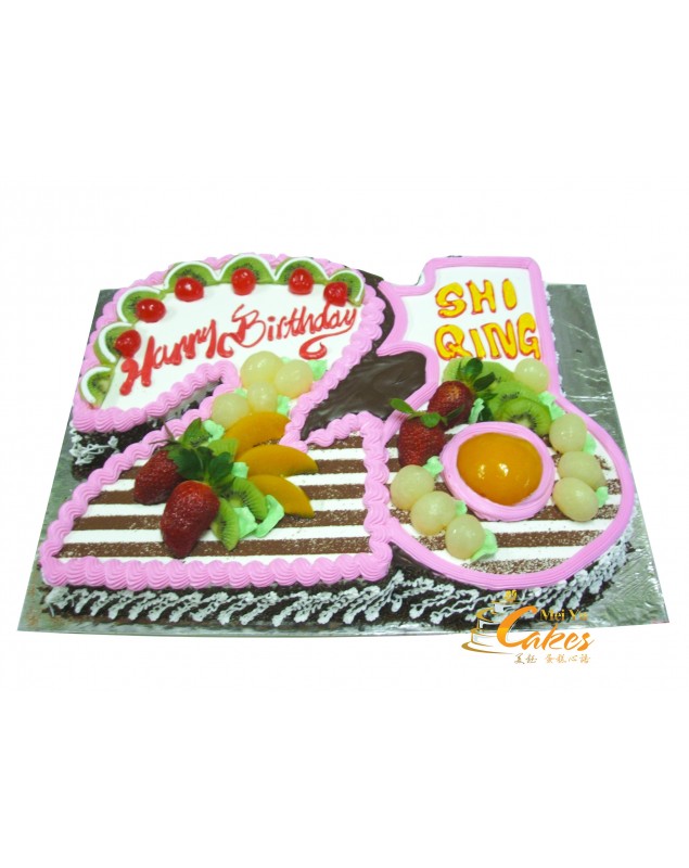 21st BIRTHDAY CAKE
