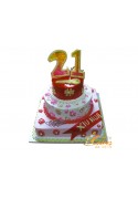 21st BIRTHDAY CAKE