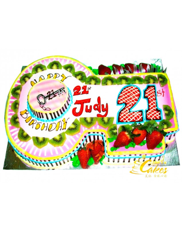 21st BIRTHDAY CAKE