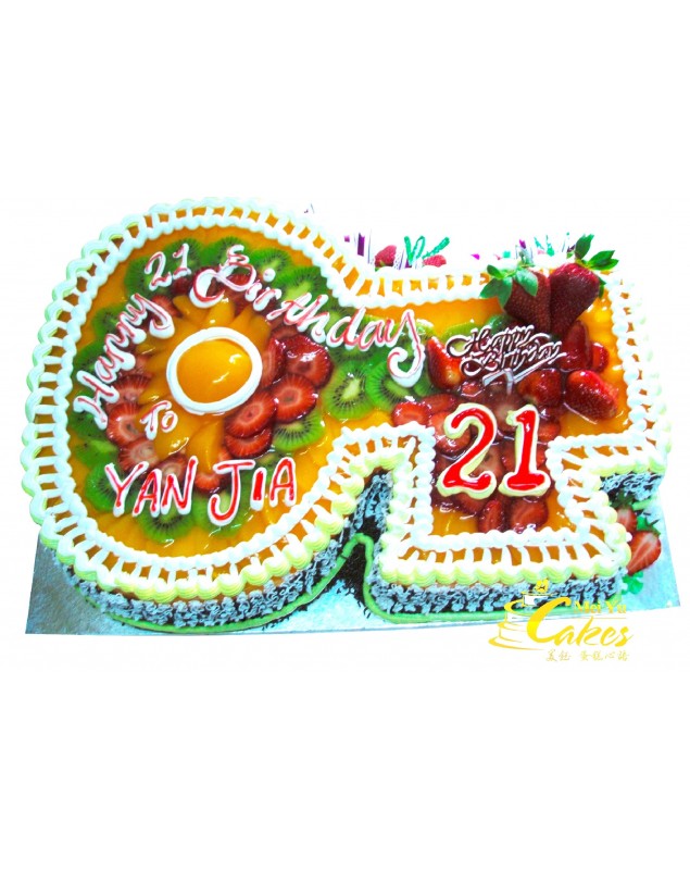 21st BIRTHDAY CAKE