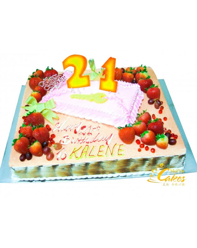 21st BIRTHDAY CAKE