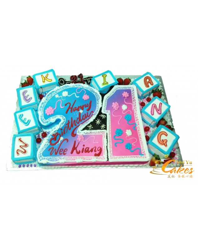 21st BIRTHDAY CAKE