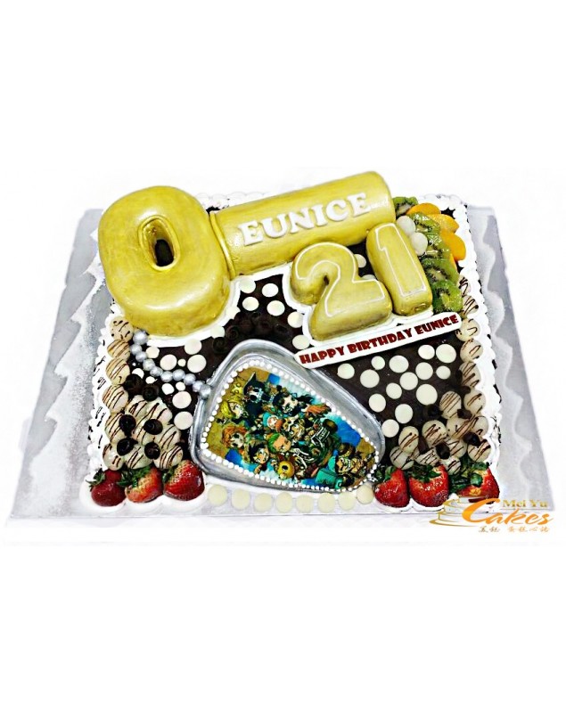 21st BIRTHDAY CAKE