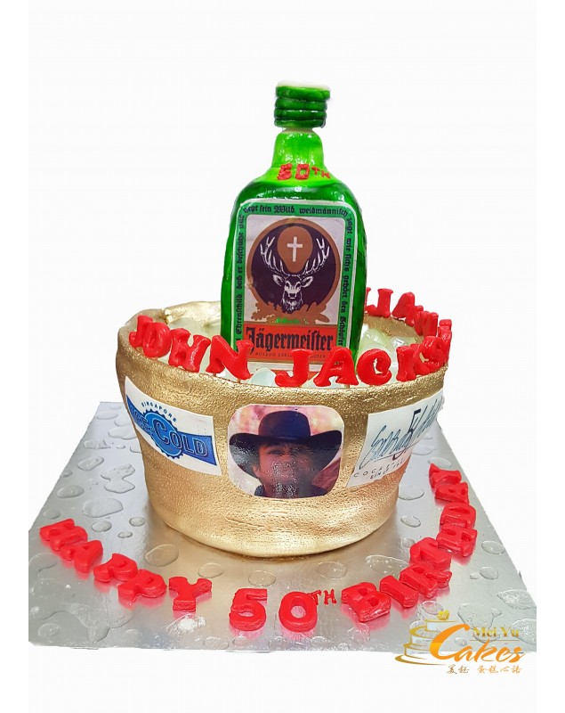 BEER BOTTLE CAKE