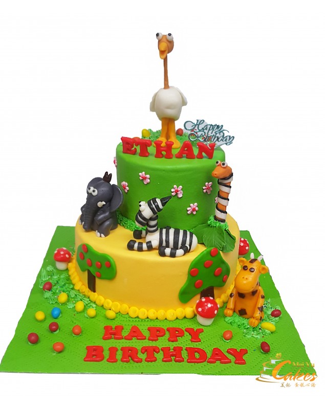 CHILDREN 2 TIERS CAKE