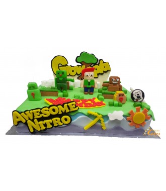 Growtopia Children Cake Design