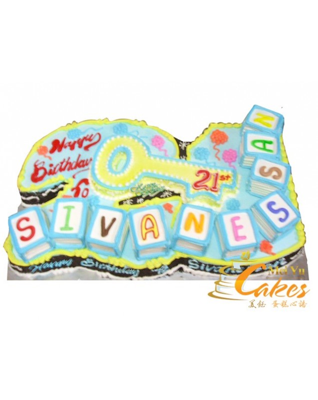 21st BIRTHDAY CAKE